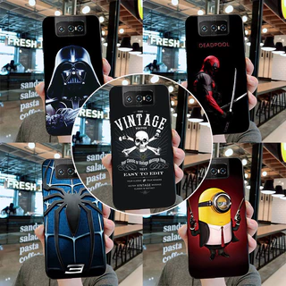 Estojo De Telefone Para Asus Zenfone 7 ZS670KS Pro ZS671KS 8 Flip ZS672KS Silicone Impressão Capa De Assistente Fantasma Coque