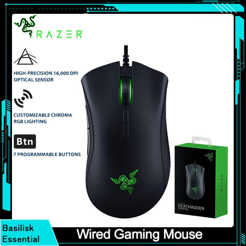 Razer DeathAdder Elite Wired Gaming Mouse 16.000 DPI Sensor Óptico-7 ...