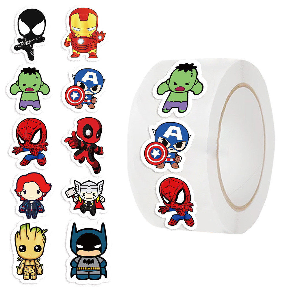 Conjunto De Adesivos Marvel De 500 Peças Para Vedação Criativa-Fita ...