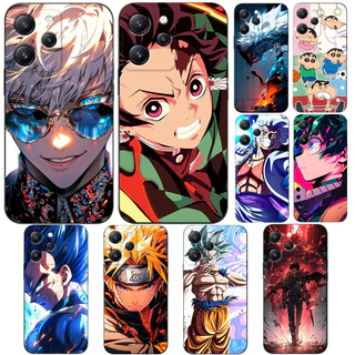 Para Xiaomi Redmi 12 4G 5G Capa Global De Telefone Preta tpu Young Anime Heroes