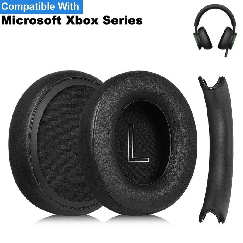 Almofadas De Ouvido De Substituição Para Fone Microsoft Xbox Series Earoads Cushion Sponge Headset Earmuffs