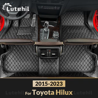 Tapetes Lutehil Para Carro Toyota HILUX 2015 2016 2017 2018 2019 2020 2021 2022 2023 Pés Almofadas Acessórios Interiores De Automóveis