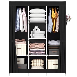 Guarda Roupa Dobrável Organizador De Roupas 2 Portas