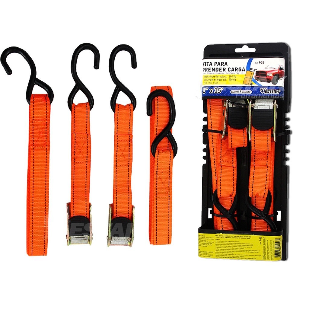 Fita Para Prender Carga 126Kg Western | Shopee Brasil