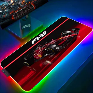 F1 Racing Mousepad LED Speed RGB Mouse Pad Pc Gamer Teclado Acessórios Para Jogos Gabinete Tapetes Ratos De Computador Grandes 40x90