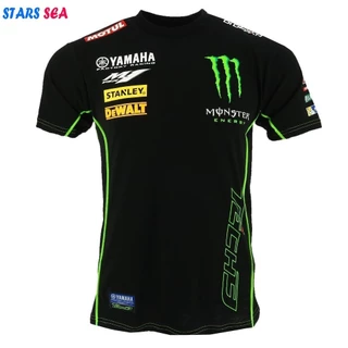 Motociclismo Motocross YAMAHA Monster Moto GP Camisetas De Secagem Rápida Manga Curta