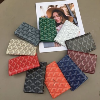 Porta-Cartões GOYARD , Com Múltiplas Ranhuras Clássicos Da Moda Portáteis Impressos Em Estilo Curto , Luxo Leve , Sim