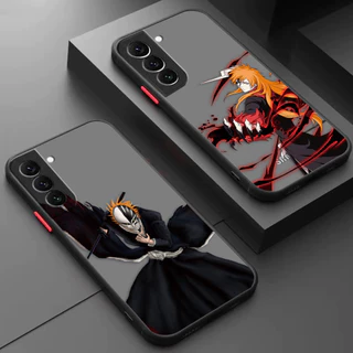 Estojo Para Celular Anime Bleach Matte Samsung Galaxy S23 S23FE S22 S21 S30 S21FE S21FE S20 S11 S20FE S11E S10 S10LITE S10E S10E S9 S8 ULTRA PLUS