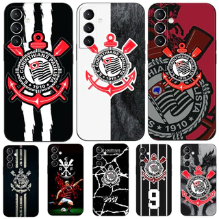 Para Samsung Galaxy A15 4g 5g Capa Traseira Do Telefone Silicone Macio Protetor De Preto Tpu Clube Esportivo Corinthians Paulista Team Logotipo