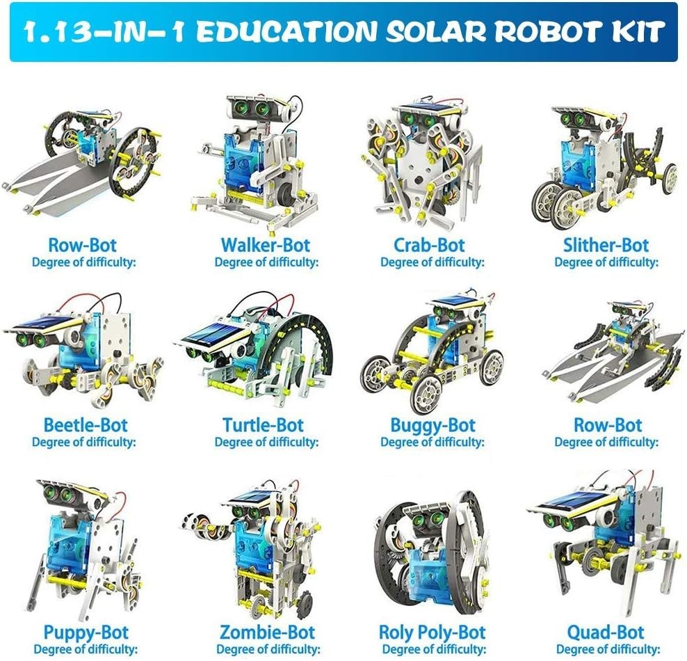 13in1 EDUCATIONAL KIT SOLAR ROBOT 教育用キット Robô 13 Em 1