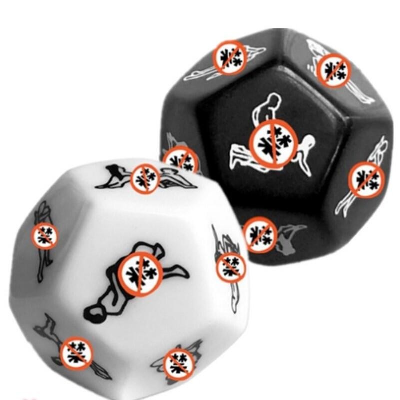 Brinquedos Eróticos 12 Lados Sexo Dados Cubo Jogos Para Casais