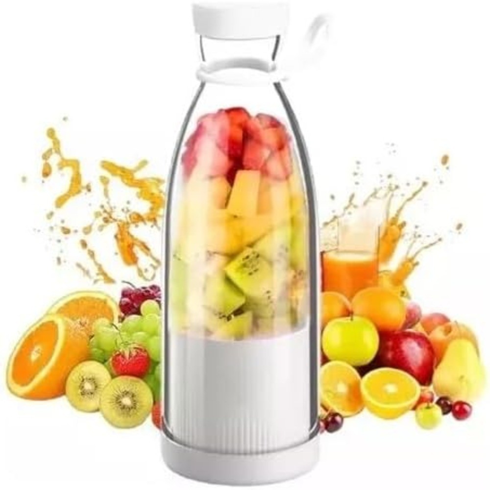 Garrafa Mixer Mini Liquidificador Copo Portátil 380ml
