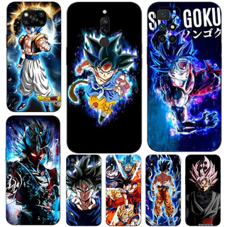 Capa Para Xiaomi Redmi Note 9S 9 9T Pro POCO M2 Traseira De Silicone Macio Preto tpu Dragon Ball Super Goku