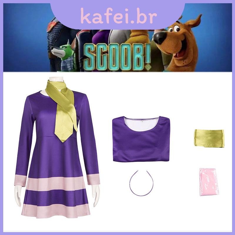 Costume Dog Scooby-doo Para Mulheres Wilma Vestir Anime Brincar De ...