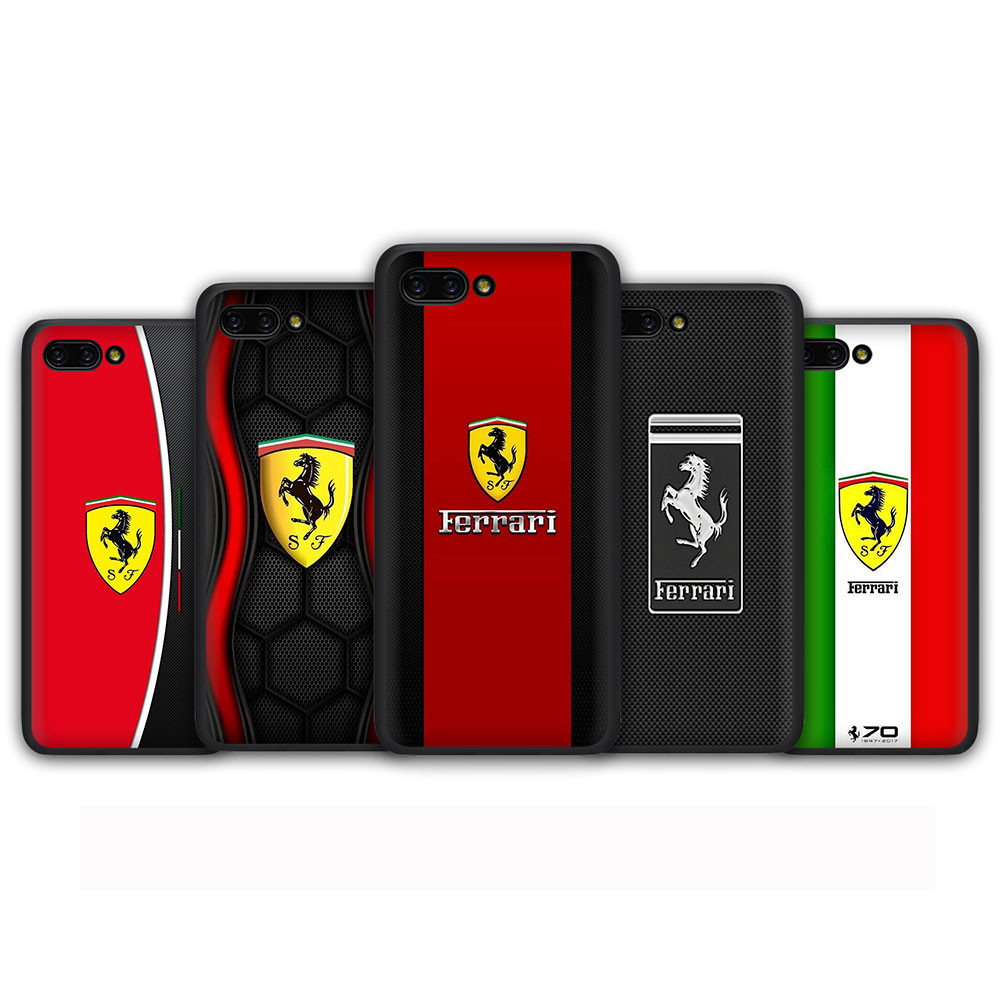 iPhone 11 11 11Pro 11ProMax X XR XS Max 5 5s SE 6 6s 6Plus 6sPlus 7 8 7Plus 8Plus 2020 Capa De Telefone De Silicone Flexível L46F Ferrari Logotipo