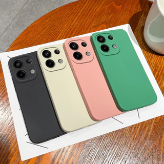 Caixa Para Xiaomi Redmi Nota 13 12 Pro + 13R 13C A3 A2 + A1 + Turbo 3 5G 4G Capa De Cor Sólida 12Pro + 12R 12S K60 K70 Ultra K60E K70E Shell