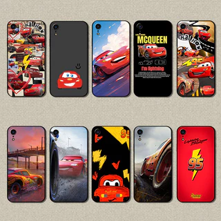 Capa De Telefone Preta Macia E Elegante Para iPhone XR Relâmpago mcqueen