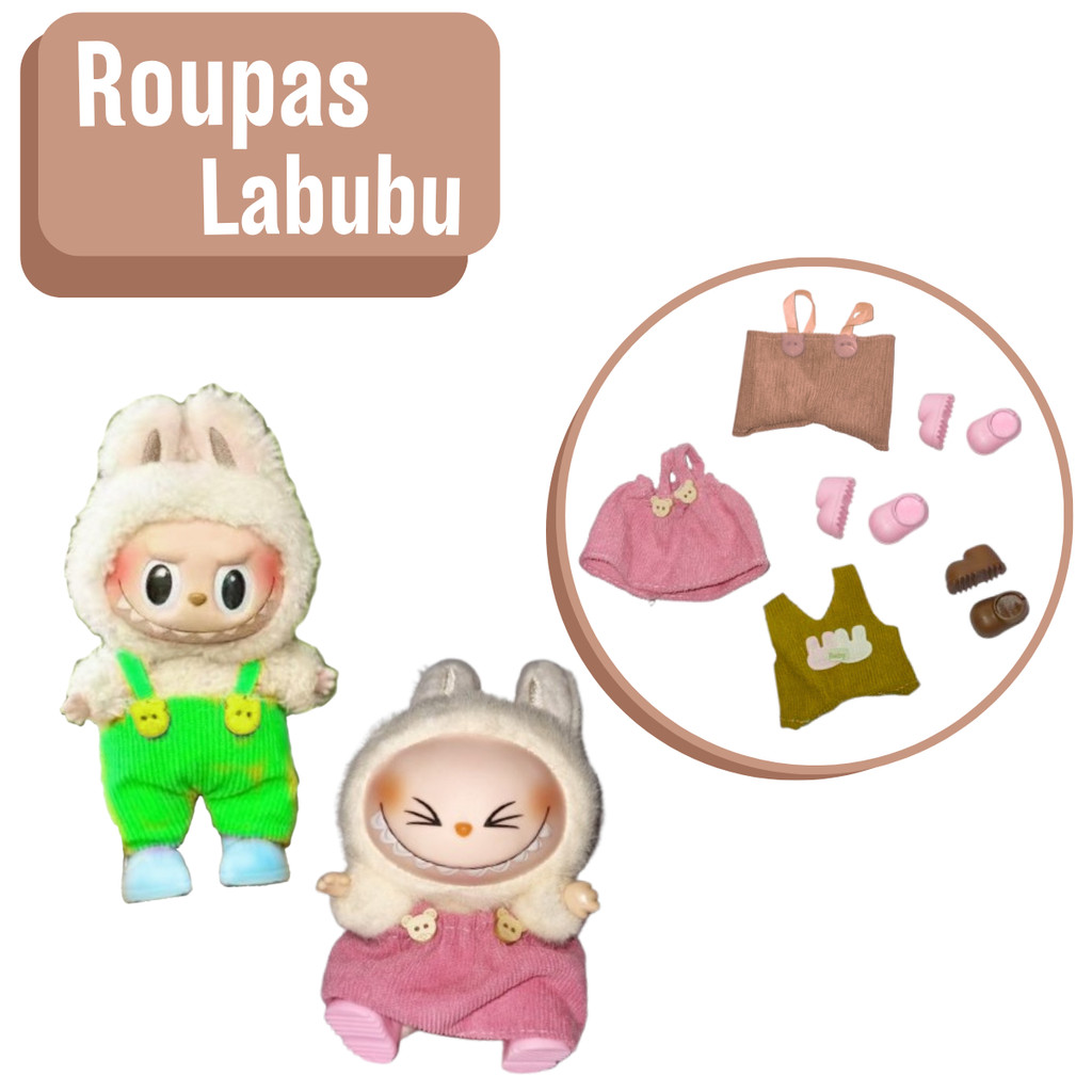 Roupa Labubu Vestuário Conjuntos Unissex Geração | Shopee Brasil