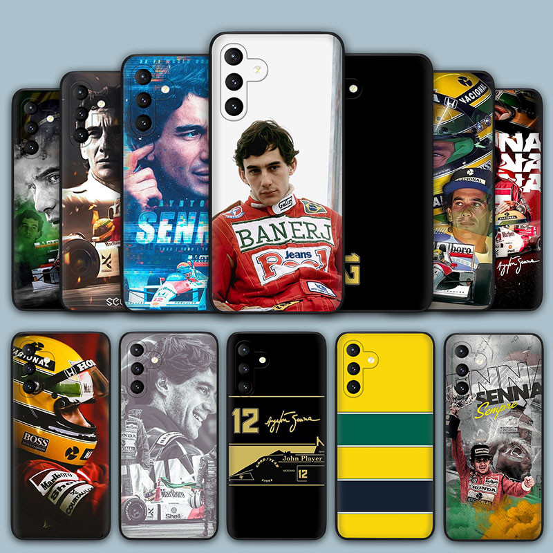 Capa Macia Proteção À Prova De Choque Motorola Moto E22 E22i E20 E13 G73 G82 Q2C6 Ayrton Senna De Telefone
