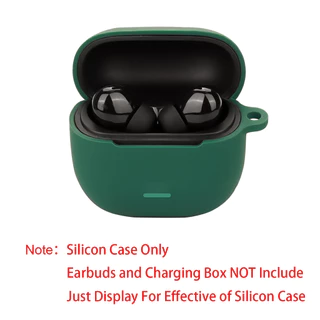 1 Pçs Silicone Fones De Ouvido Caso Para Redmi Buds 6 Lite Sem Fio Earbud Capa Anti-Risco Manga Protetora Lavável Habitação À Prova De Poeira