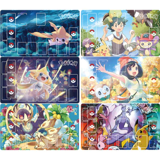 Ptcg Card Pad Greninja Jirachi Mewtwo Self Made Anime Personagens Versão Em Quadrinhos Jogo De Cartas De Batalha De Um Jogador