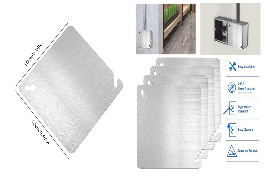 Square Blankpanel for Electrical Boxes Waterproof Box Cover Universal