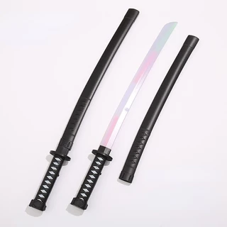 Espada Luminosa Grande Samurai Som E Luz Sensor De Movimento