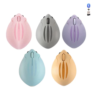 Rato Bluetooth Bonito Hamster 3D Silencioso Gaming Mouse Sem Fio Com Receptor USB 1200DPI Para Computador Portátil
