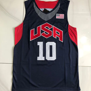2 Cores Equipe Dos Sonhos De Usa 10 10 Bryant Basketball Jerseys Marinha Branca Tudo ed Throwback