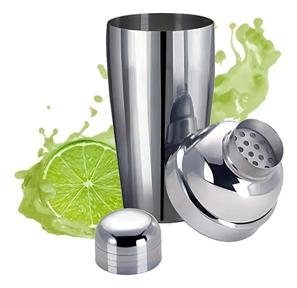 Coqueteleira de Inox Profissional Reforçada | Drinks Bar | Caipirinhas ...