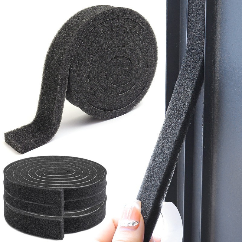 1/2/3Pcs 2M/Roll Fita Adesiva Auto-De Isolamento Acústico Para Portas ...