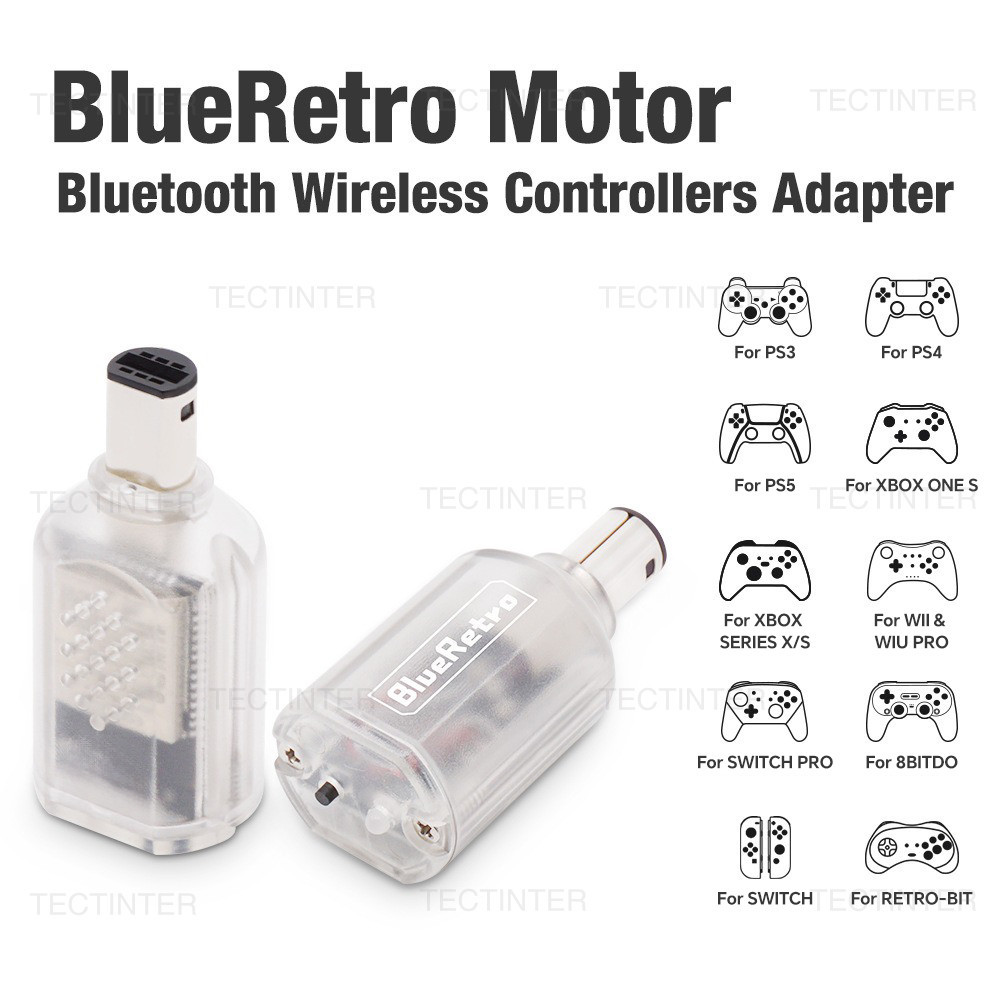 RUIPENGDA Adaptador De Controlador Sem Fio BlueRetro Para Nintendo ...