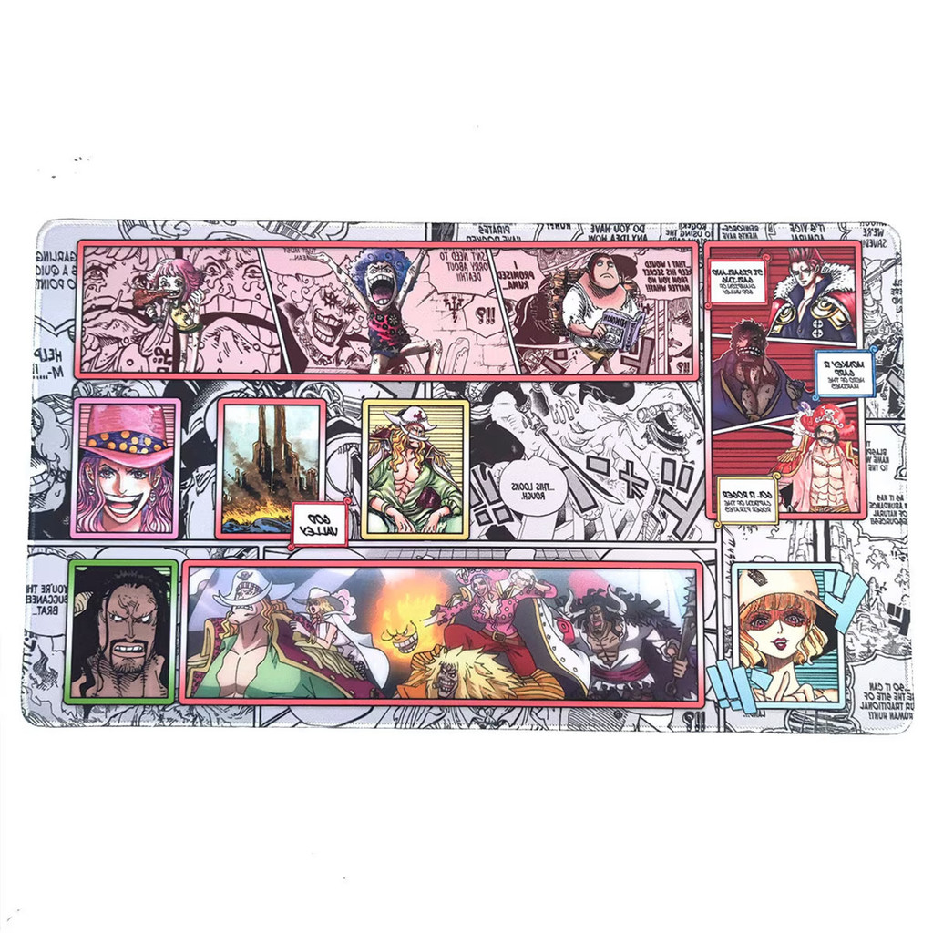 One Piece Playmat Rocks Pirates-Com Zonas Game Mat TCG Kaido Big Mom ...