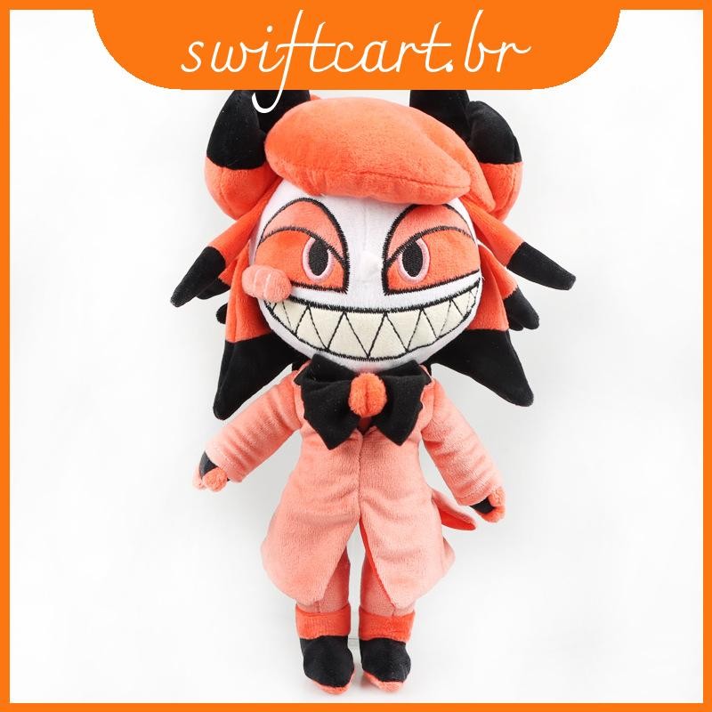 Hazbin Hotel Pelush Hell Cat Doll Boneca De Pelúcia Curta Recheada