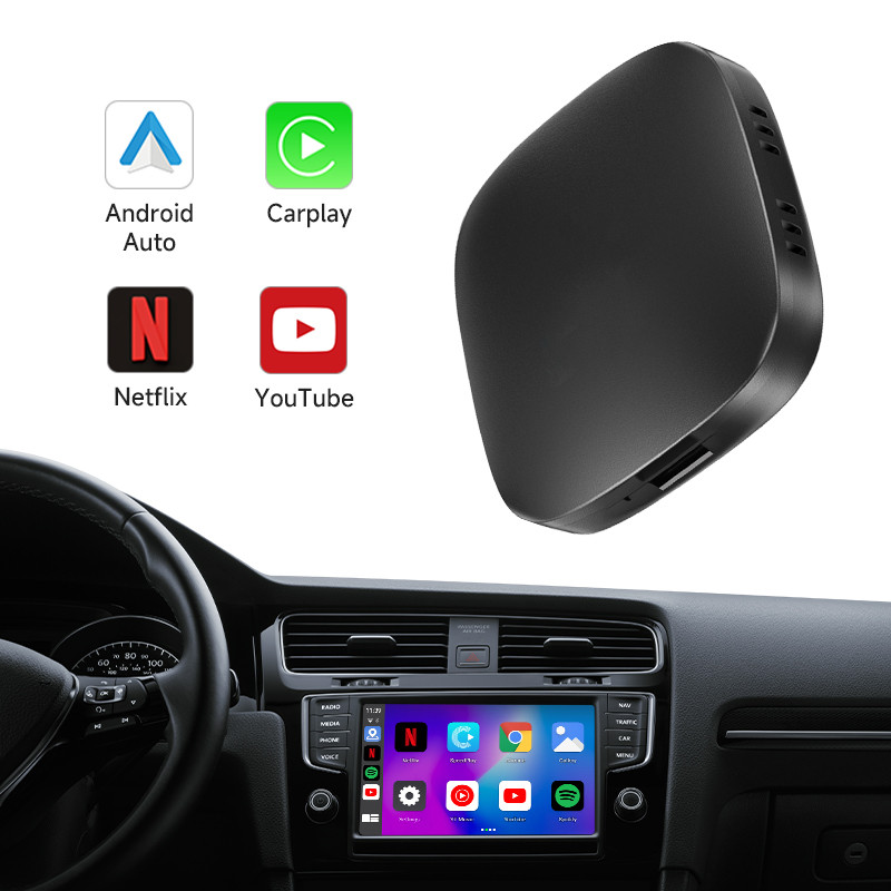 2G+16G/32G Wireless Apple CarPlay Android Adapter with Youtube Netflix