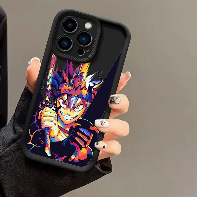 Capa De Telefone Asta Black Clover Anime Para Redmi Note 11 12 10