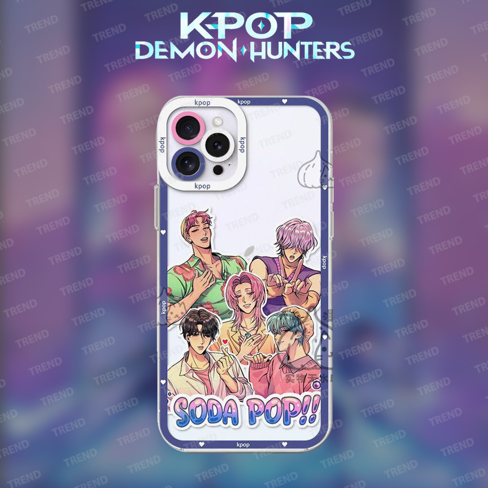 Capa De Telefone KPop Demon Hunters Saja Boys Huntrix Para IPhone