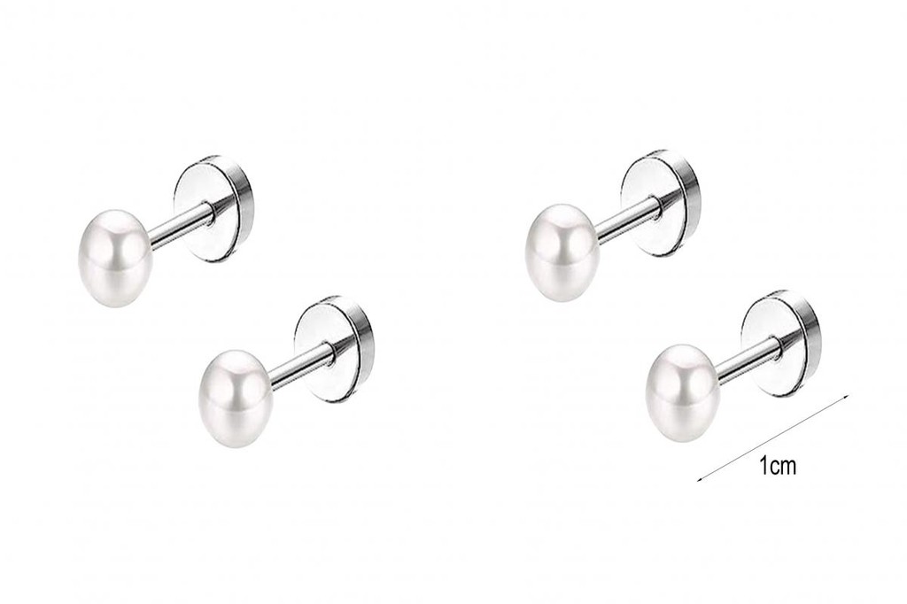 Adult Earrings Piercing Ear Studs Chic Faux Pearl for Women Elegant