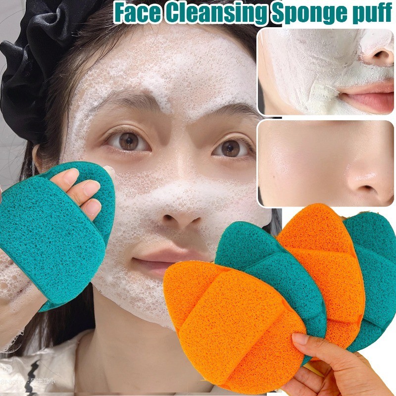 Esponja Esfoliante De Limpeza Para Lavagem Facial-Cuidados Diários Com ...