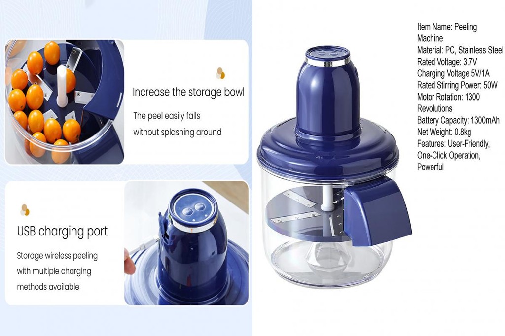Fruit and Vegetable Peeler Cherry Tomato Peeling Machine Electric for ...