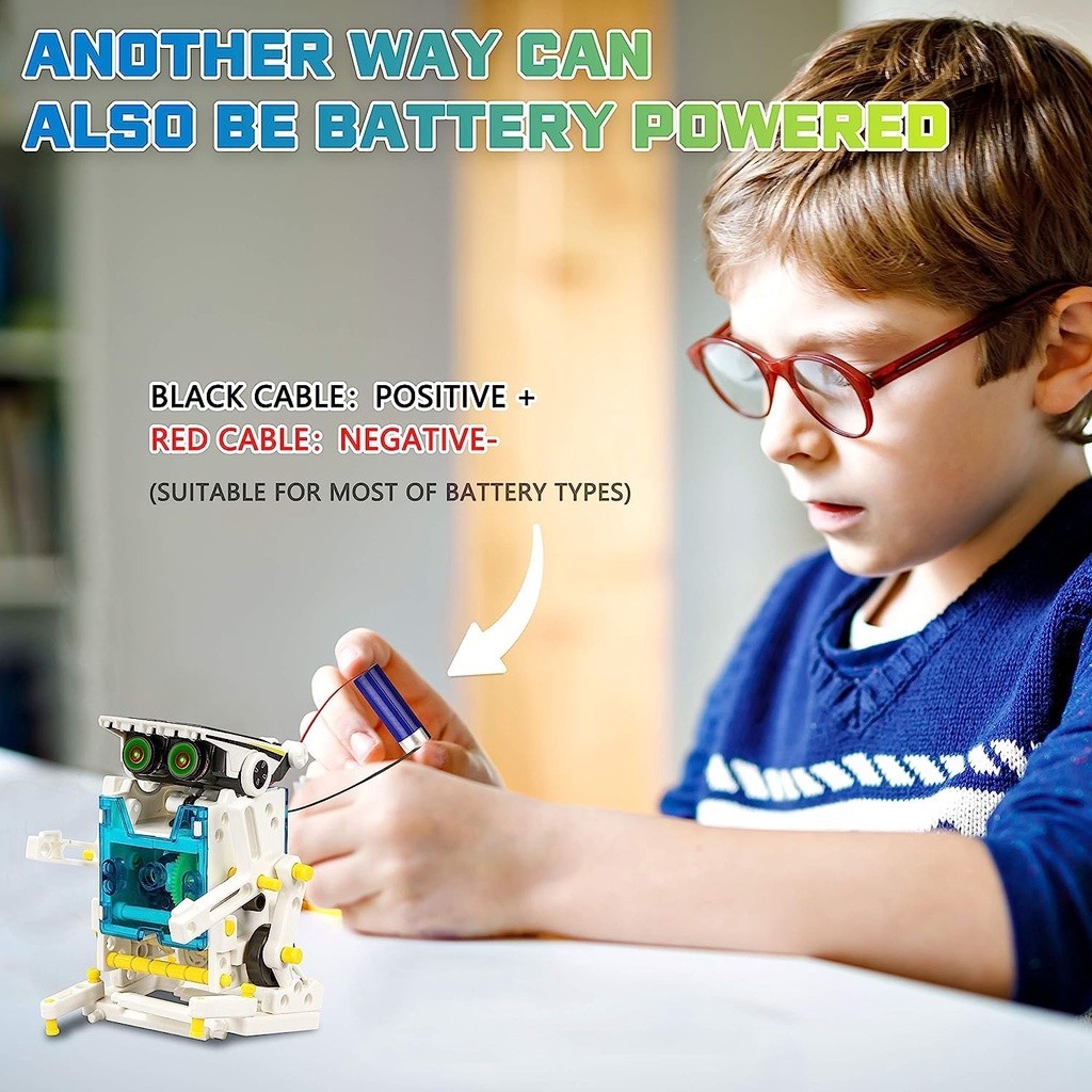 Robô 13 Em 1 Energia Solar Kit Robótica Educacional | Shopee Brasil