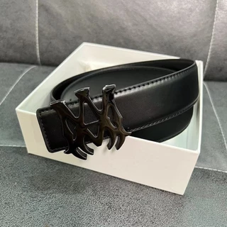 AMIRI Nova Carta AM Social Guy Youth Internet Celebrity Pants Belt Mão Rápida Cinto Casual Versátil Para Homens Estudantes Coreano