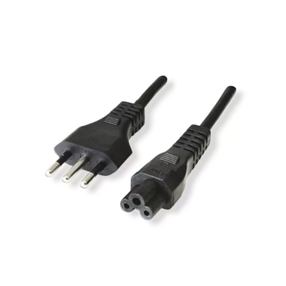 Cabo de Força Energia ATX 3 PINOS Tripolar Monitor CPU Computador 1,2m ...