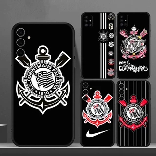 A01 Corinthians Brasil FC Estojo Telefônico Para Samsung A15 M14 FE S23 ultra Mais TPU Silicone