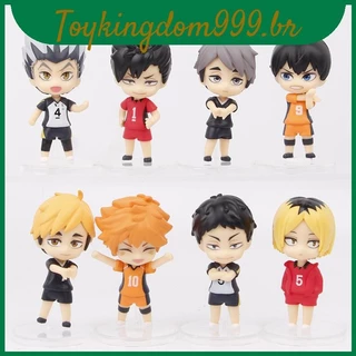 Haikyuu Pvc Figura Fofa Caixa Cega Anime Modelo De Pose De Brinquedo Em Pé