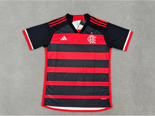 Série A 2024-2025 Flamengo Estádio Doméstico Personalizado 2024 Kits De Longe Camisa 3D Jersey