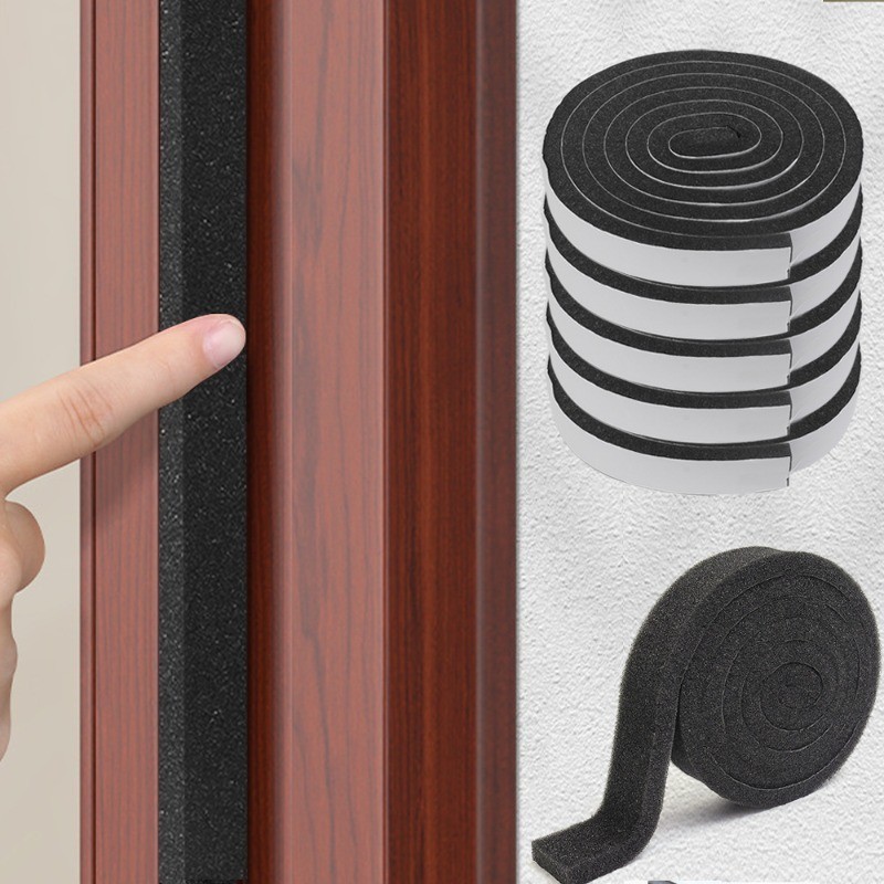 1/2/3Pcs 2M/Roll Fita Adesiva Auto-De Isolamento Acústico Para Portas ...