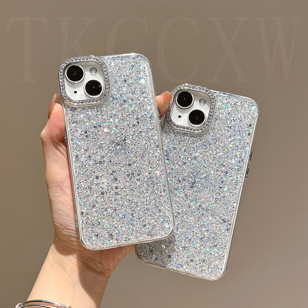 Cover per OPPO Realme 13 3D Bling Bling Glitter Brillantini Brillante Oro rosa Custodia Morbido Case Libro Leather, Magnetico Flip Protettiva Portafoglio, ID Slot per Scheda, Cover