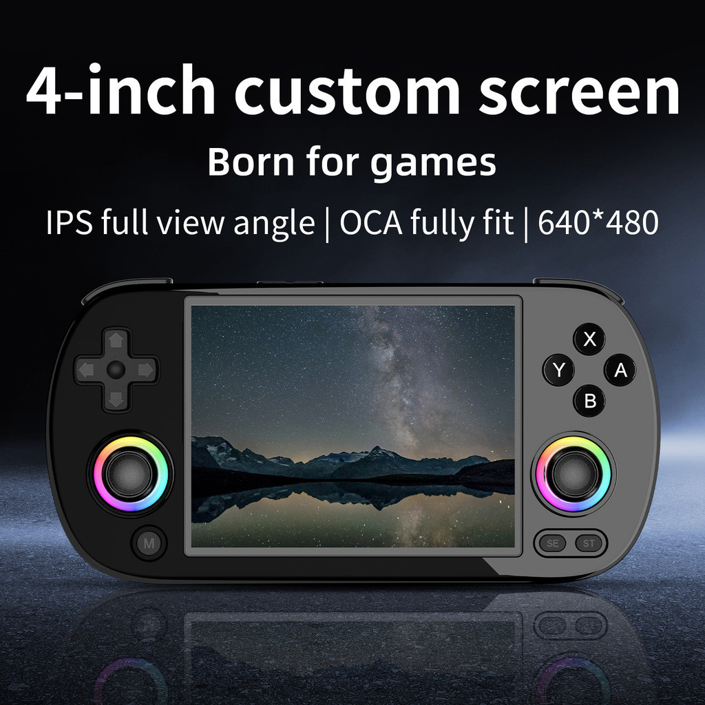 ANBERNIC RG40XX H Console De Jogo Portátil 4.0 Polegadas Suporte