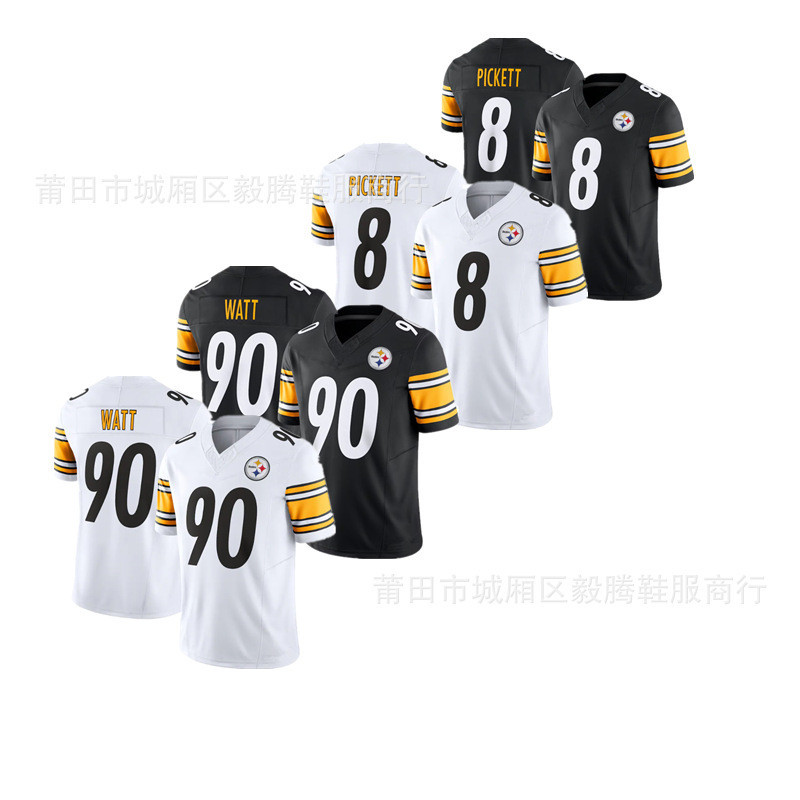 A Steelers Nova Lenda 3 Geração 90 # 8 WATT Camisa De Futebol